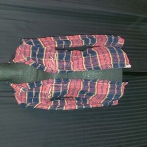 American Eagle Tartan Plaid Button Down Shirt Size Large